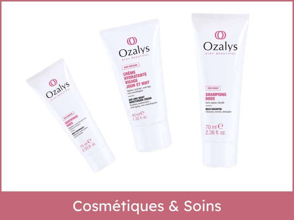Site 2BM, bien être durant la chimiothérapie. Encadré image et texte relié à la page catégorie d'articles nommée "Cosmétiques & Soins"