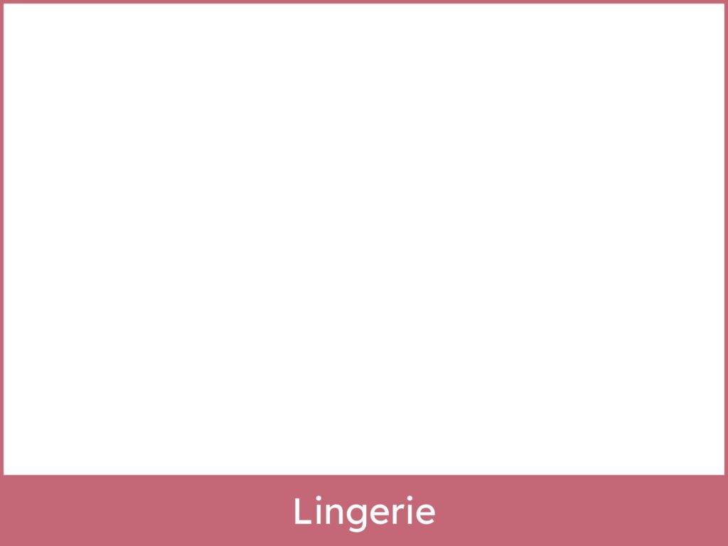 Encadré image et texte relié à la page catégorie d'articles nommée "Lingerie"
